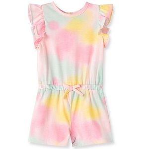 Little Me tie dye romper